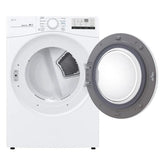 LG 7.4 cu ft. White Electric Dryer with Sensor Dry