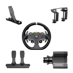 MOZA R5 All-in One PC Gaming Racing Simulator Bundle with Clutch