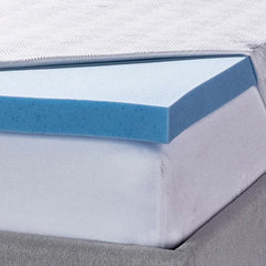 Novaform 3 in. Advanced Cooling Gel Memory Foam Mattress Topper