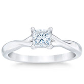 Princess Cut Diamond Solitaire Ring (0.50 ct)