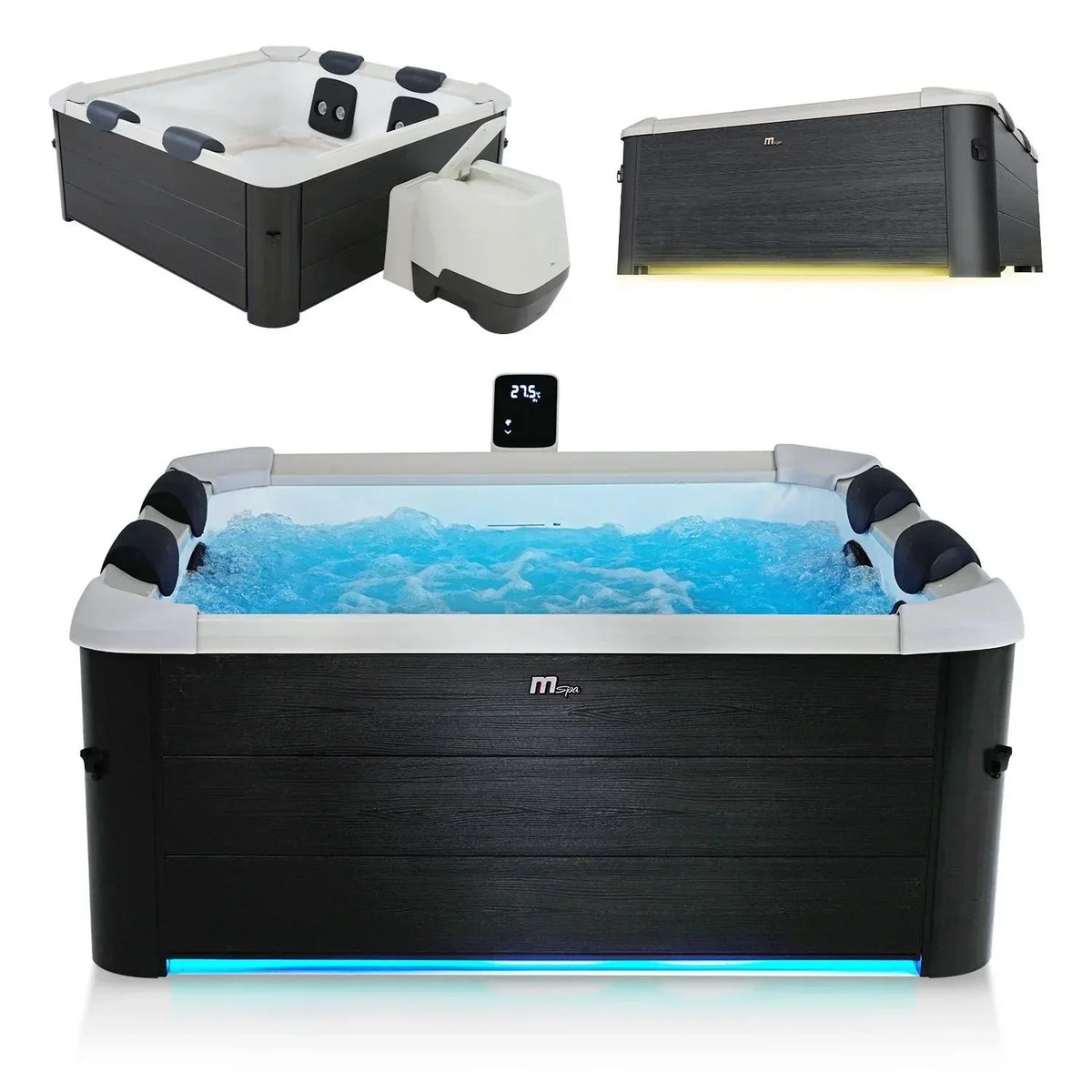 2026 Spa Whirlpool Oslo con iluminación LED