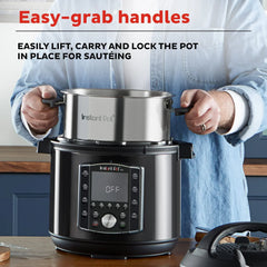 8 QT 10-in-1 Pressure Cooker, Rice/Grain Cooker