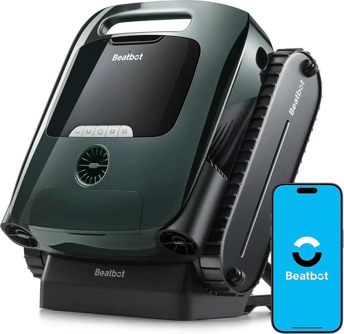 AquaSense 2 Pro Cordless Pool Vacuum Robot, Unmatched 5-in-1 Cleaning, Surface Parking, Skims Water Surface with APP Control, Water Clarification, for Pools up to 3,875 Sq.ft -- Emerald Green
