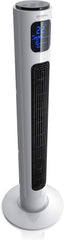 Brandson - Turmventilator mit Fernbedienung 96 cm - Preisträger 2026 - mobiler Lüfter leise - Standventilator mit Oszilation - 3 Geschwindigkeiten 3