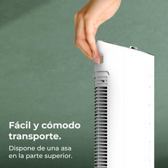 Cecotec Climatizador Evaporativo EnergySilence 2000 SkyCool. 60W, Depósito de 3L, Compatible con Aceites esenciales, 3 Velocidades, Oscilación de 50o,