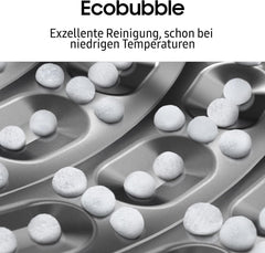 Waschmaschine, 9 kg, 1.400 U/min, EEK: A, Mikroplastik-Programm, Ecobubble, 14 Programme, WiFi SmartControl, Schwarz, WW90CGC04AABEG