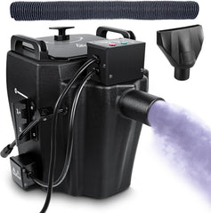 Dry Ice Fog Machine, 3500W Low Lying Fog Machine, Dry Ice Machine with Tube Nozzle High Density Fog Smoke for Wedding Party Events Stage Concert Club Performance DJ (Black)