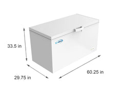 60-Inch 16 Cu. Ft. Chest Freezer