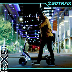 2026 Gotrax GX3 Patinete Eléctrico Todoterreno – Doble Motor Potente, Velocidad Máxima 64 km/h, Neumáticos Todoterreno