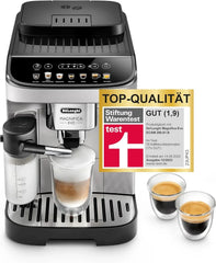 De'Longhi Magnifica Evo ECAM 292.81.B Kaffeevollautomat mit LatteCrema Milchsystem, 7 Direktwahltasten für Cappuccino, Espresso und weitere