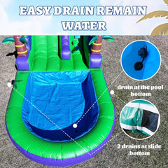 21FT(L) Commercial Grade Water Slide for Adults, (Heavy Duty Full PVC) (Big Splash Water Pool), 750w Blower, Inflatable Waterslide for Backyard, Outdoor Park, 21x9x12ft