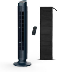 Rowenta Eole Silence Force Turmventilator, leistungsstark, Silent-Modus, 12 Geschwindigkeitsstufen, 5 Automatikmodi, Timer, 60-90°-Schwenkung,