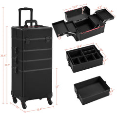 4 in 1 Professional Makeup Train Case
