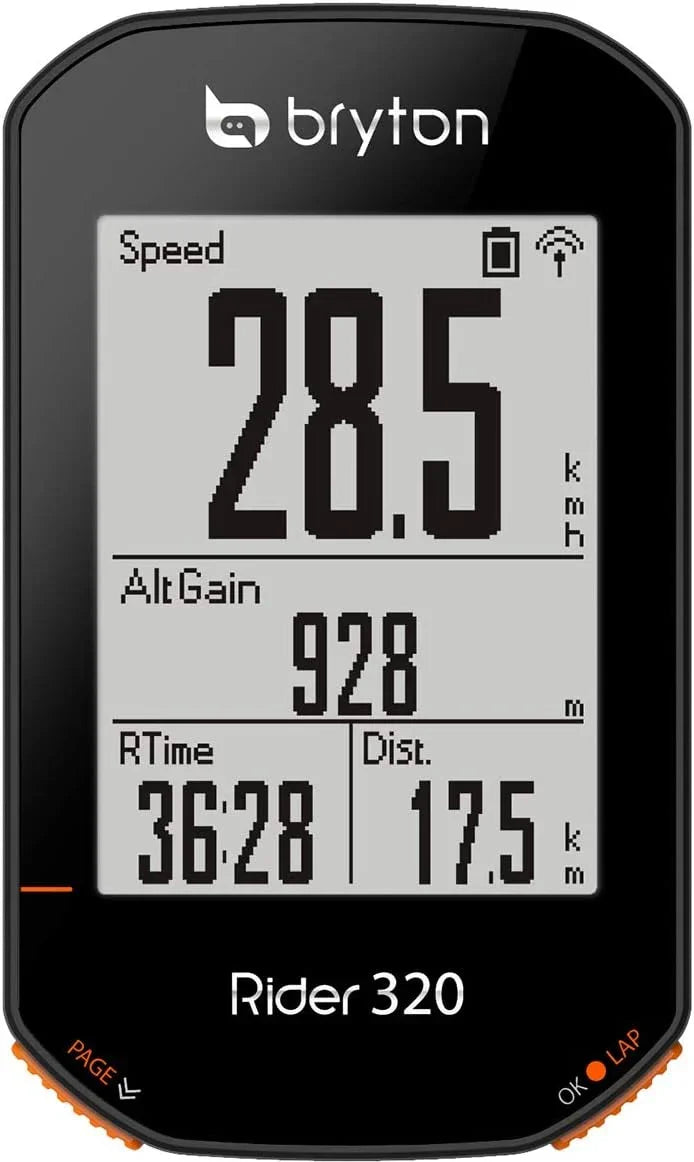 Global Positioning System Bicycle Timer, Black Version