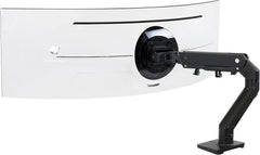 High-quality heavy-duty gaming monitor stand, single monitor desktop fixer - suitable for 1000R curved ultra-wide monitors (maximum size up to 49 inches), weighing 28 to 42 pounds, VESA 75x75 mm or 100x100 mm specification - high-definition rotating