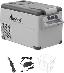 Alpicool CF55 55 Liter Kühlbox 12V tragbarer Mini-Kühlschrank elektrische Gefrierbox klein Gefrierschrank für Auto Camping, LKW, Boot und Steckdose