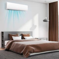 Cecotec Aire Acondicionado Split AirClima 9000 Smartfresh. 9000 BTU, Motor DC, Bomba de Calor, Mando a distancia, Pantalla LED, Sistema Inverter, 5