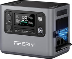 AFERIY 2800W Tragbare Powerstation, 2048Wh LiFePO4 In 1,5h Schnellladbar, 13 Ausgänge, Reine Sinuswelle 230V, USV, Erweiterbar Auf 4096Wh, Solar