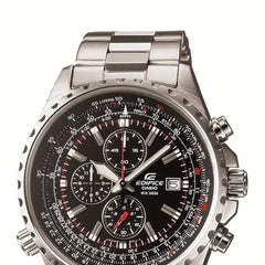 Casio Edifice Black Dial Men's Watch