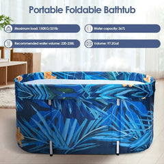 De-Stress 2023 Large Portable Folding Soaking Bathtub For Adults
