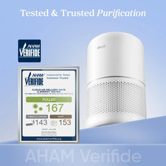 2 Pack Air Purifiers for Home, Compact Air Cleaners for Dust, Allergens, Pet Dander and Odors