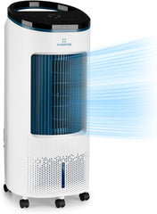 Klarstein Luftkühler mit Wasserkühlung, Leiser 4-in-1 Verdunstungskühler, Luftbefeuchter, Ventilator & Nachtmodus, Mobile Klimageräte Luftkühler 7L,