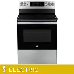 GE 30 in. 5.0 cu. ft. Electric Convection Range with No-Preheat Air Fry