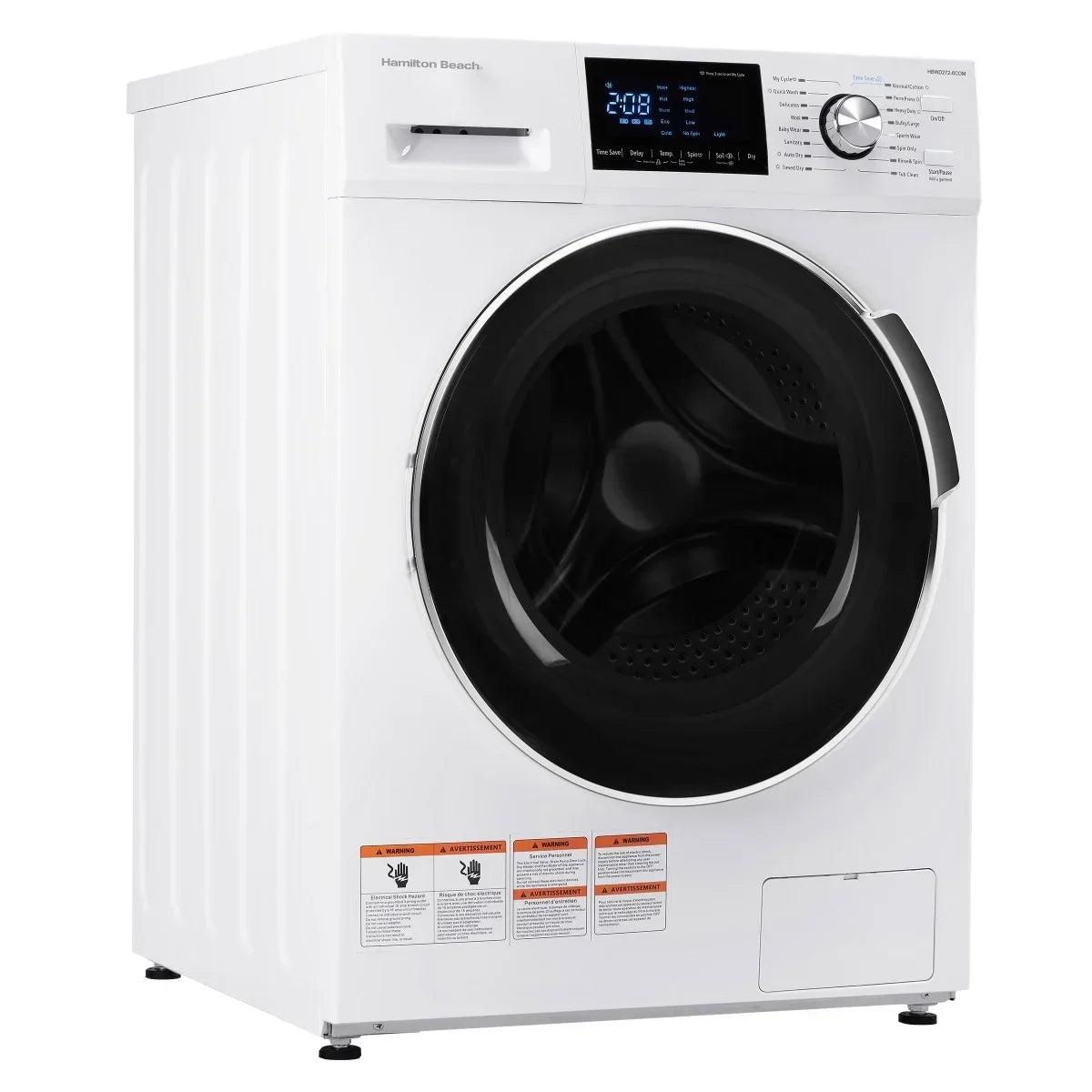 Hamilton Beach 24 in. 3.1 cu. ft. All-in-one Ventless Washer Dryer Combo