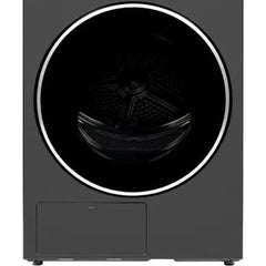 Midea 4.4 cu. ft. Graphite Steel Electric Ventless Dryer with Heat Pump and Stacking Kit