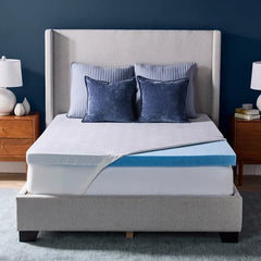 Novaform 3 in. Advanced Cooling Gel Memory Foam Mattress Topper